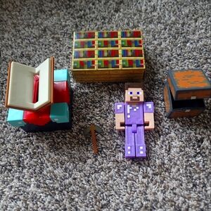 Minecraft Enchanting Room Action Figures